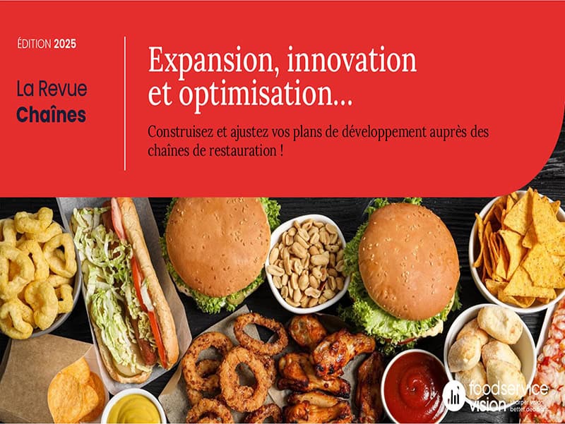 Les chaînes de restauration en forte croissance en nombre de points de vente, selon une étude