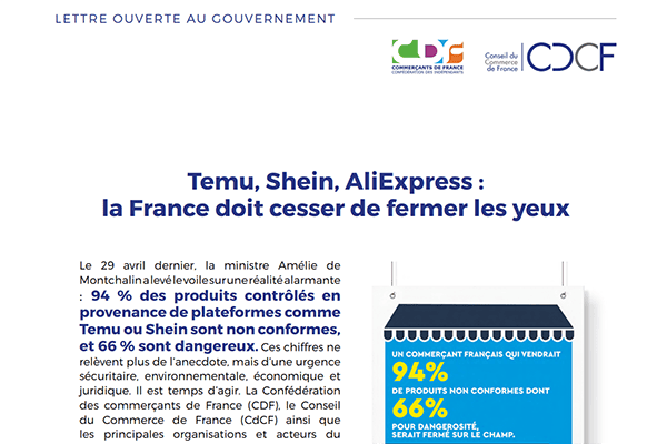 Plateformes de fast fashion : « il est temps d’agir », selon les Fédérations du commerce