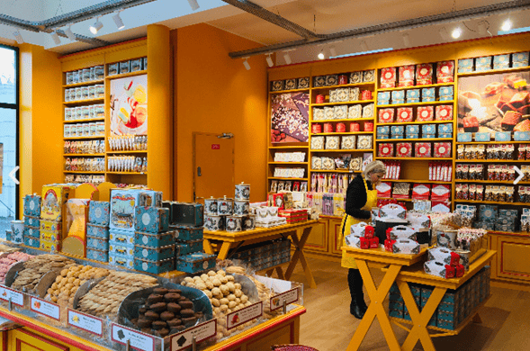 Intérieur de boutique à l