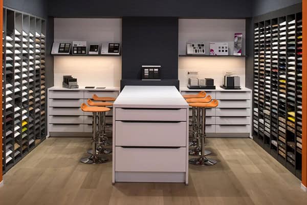 Intérieur de magasin à l