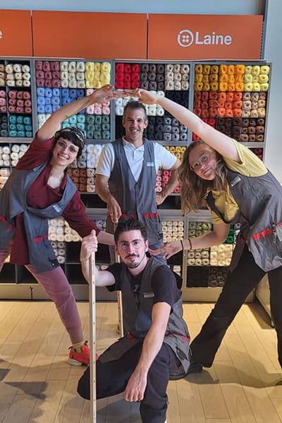 Magasin franchisé à l