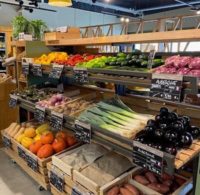 Rayon fruits et légumes d