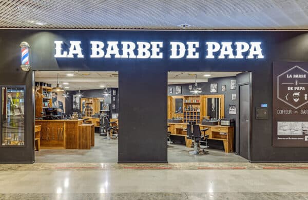 Salon de barbier à l