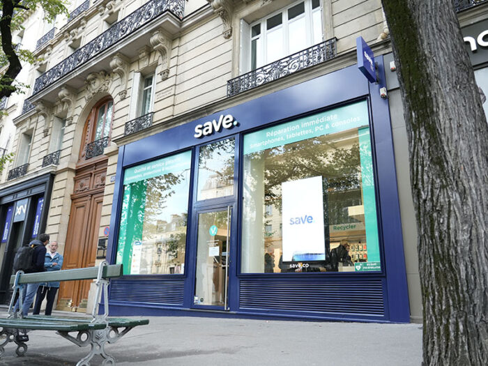 Magasin de réparation de smartphones à l