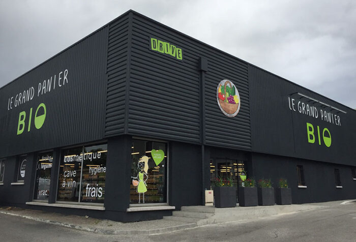 Supermarché bio à l