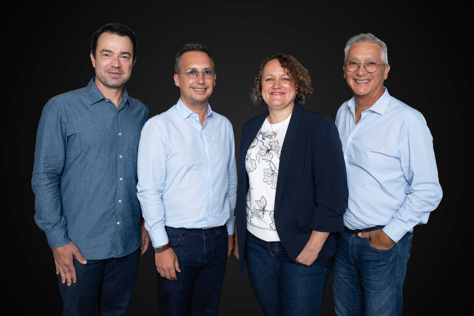 Yoann Guichard, Guillaume Varobieff, Isabelle Bernardot et Roger Varobieff