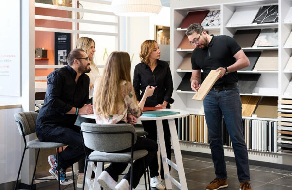 Intérieur de magasin à l