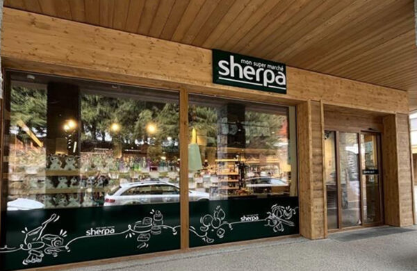 Commerce alimentaire de montagne à l