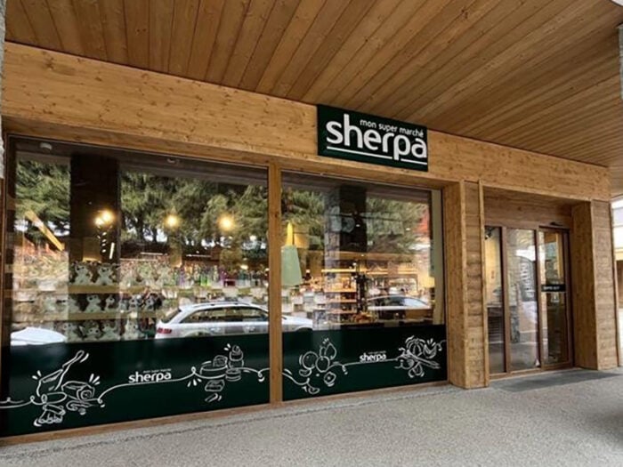 Commerce alimentaire de montagne à l