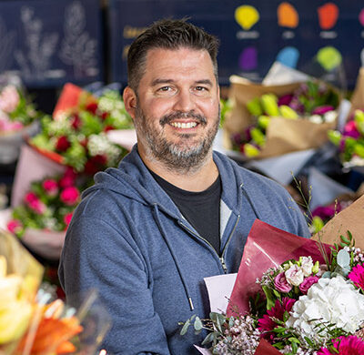 Damien Camier, multi-franchisé Monceau Fleurs en Ile-de-France et à Bordeaux