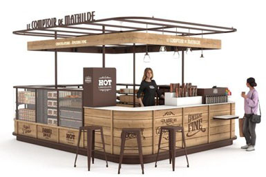 Nouveau concept de kiosque à l