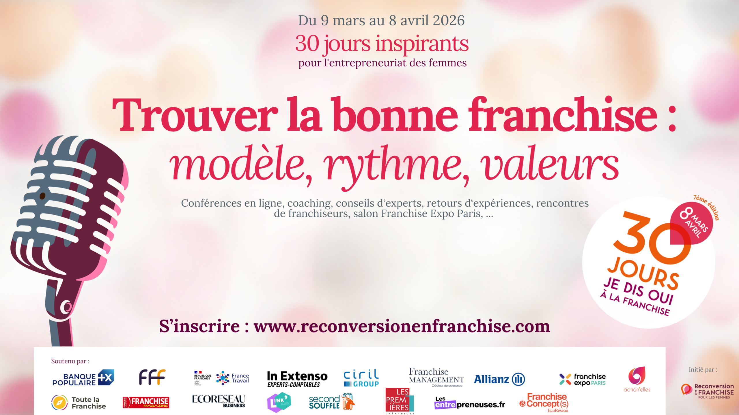 Dernière ligne droite pour l’évènement « 30 jours je dis oui à la franchise »