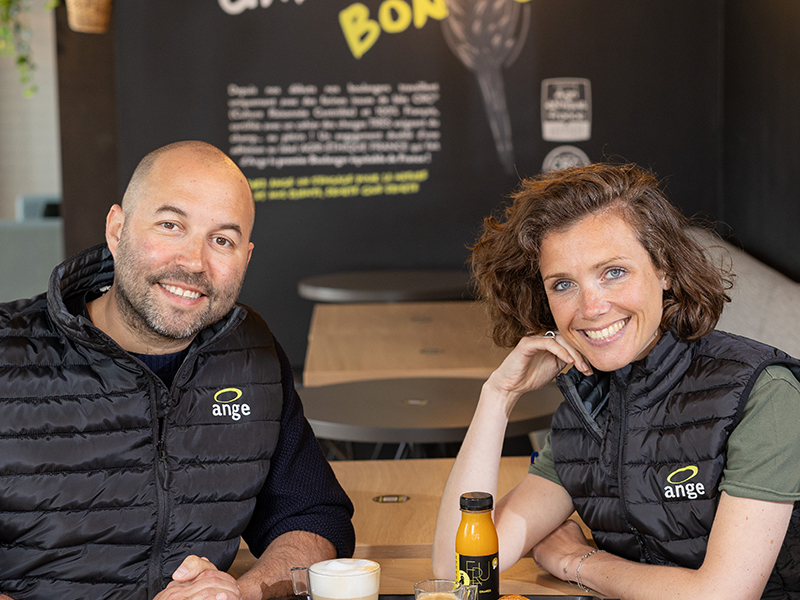 Olivier et Margaux Cothenet, franchisés Ange à Rennes