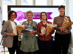 Cérémonie de remise des prix aux 3 lauréates du concours « Un métier, une enseigne » Jeudi 25 avril 2024 à la Fédération Française de la Franchise