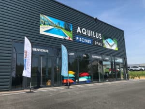 Magasin en concession à l'enseigne Aquilus Piscines et Spas