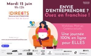 Reconversion en franchise 15 juin 2021 évènement en ligne.