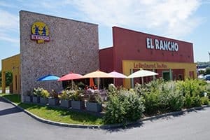 Restaurant à l'enseigne de restauration mexicaine en franchise El Rancho