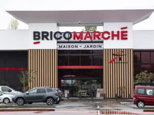 Magasin e bricolage à l'enseigne Bricomarché au nouveau concept NEC