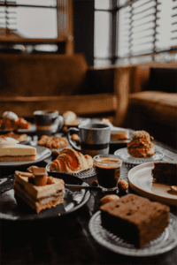 Pâtisseries-viennoiseries de l'enseigne Mamatte