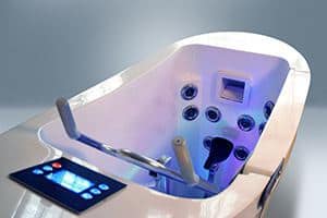 Cabine d'aquabiking en franchise