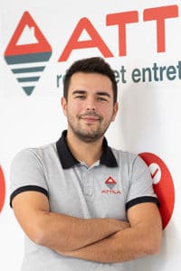 Franchisé sous enseigne Attila depuis 2021, Valentin Gibier a ouvert son agence à Laval, en Mayenne.