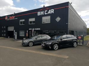 Agence automobile à l'enseigne BH Car à Orléans (exterieur)