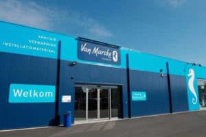 Magasin de produits sanitaires à l'enseigne Van Marcke