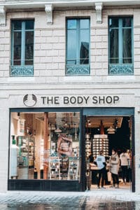 Boutique à l'enseigne The Body Shop à Toulouse