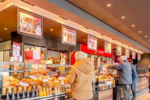 Comptoir de boulangerie à l'enseigne Sophie Lebreuilly