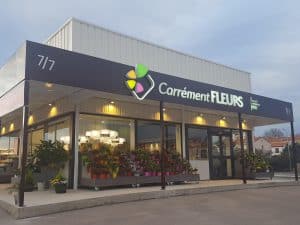 Magasin de fleurs en franchise sous enseigne Carrément Fleurs