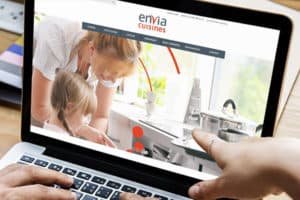 Site web de la franchise Envia Cuisines