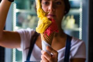 Glaces gelato de l'enseigne Rivareno