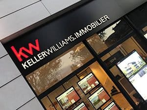 Agence à l'enseigne immobilière en franchise Keller Williams France