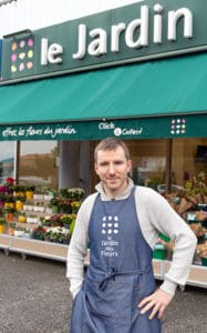 Nicolas Dubot, multi-franchisé Le Jardin des Fleurs à La Teste-de-Buch et Pessac en Gironde