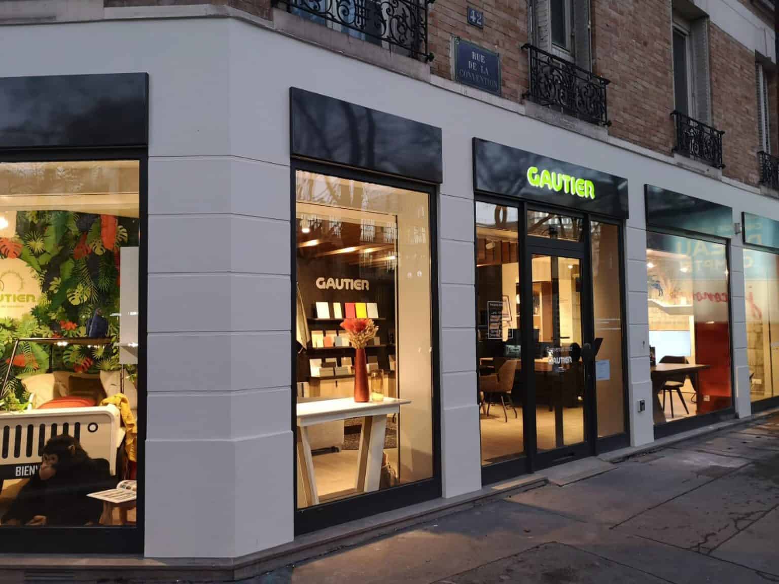 Franchise meubles  première boutique à Paris pour l’enseigne Gautier