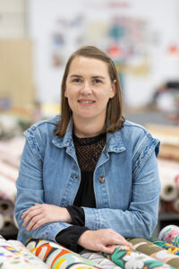 Anne-Sophie Guénot, franchisée Mondial Tissus à Langueux