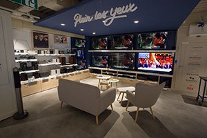 Magasin de multimédia et d'électroménager sous enseigne Boulanger