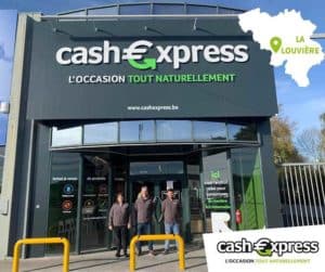 Magasin Cash Express à La Louvière, en Belgique