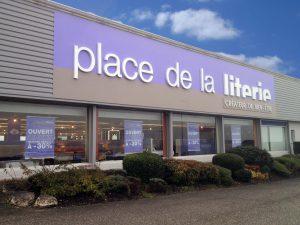 Facade de magasin Place de la Literie