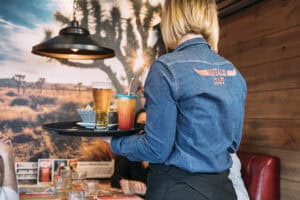 Intérieur de restaurant au nouveau concept Buffalo Grill