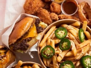 Produits de l'enseigne de restauration livrée Dévor