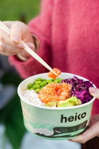 Likala, poké éphémère proposé par l'enseigne Heiko
