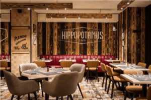 Restaurant au nouveau concept Hippopotamus à Paris Gare du Nord Août 2020