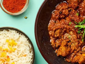 Produits de l'enseigne de street-food indienne Kurry Up