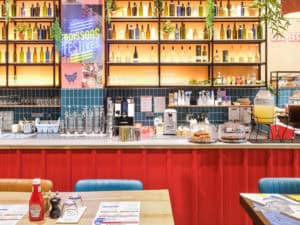 Comptoir de restaurant à l'enseigne La Brigade