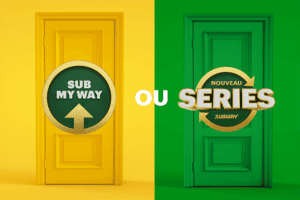 Nouvelle proposition de menu Subway, septembre 2023