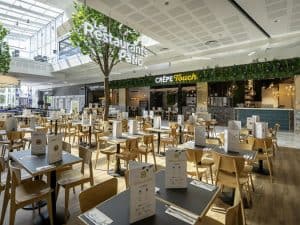 Restaurant à l'enseigne Crêpe Touch au centre commercial Qwartz