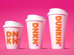Identité de marque de l'enseigne Dunkin' Donuts