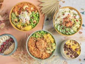 Plats de l'enseigne de restauration Heiko