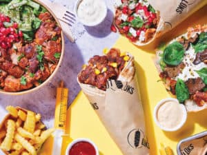 Produit de l'enseigne de restauration rapide Lüks